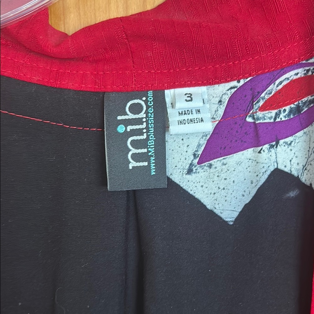 Multicolor Open Front Cardigan - Picture 2 of 4